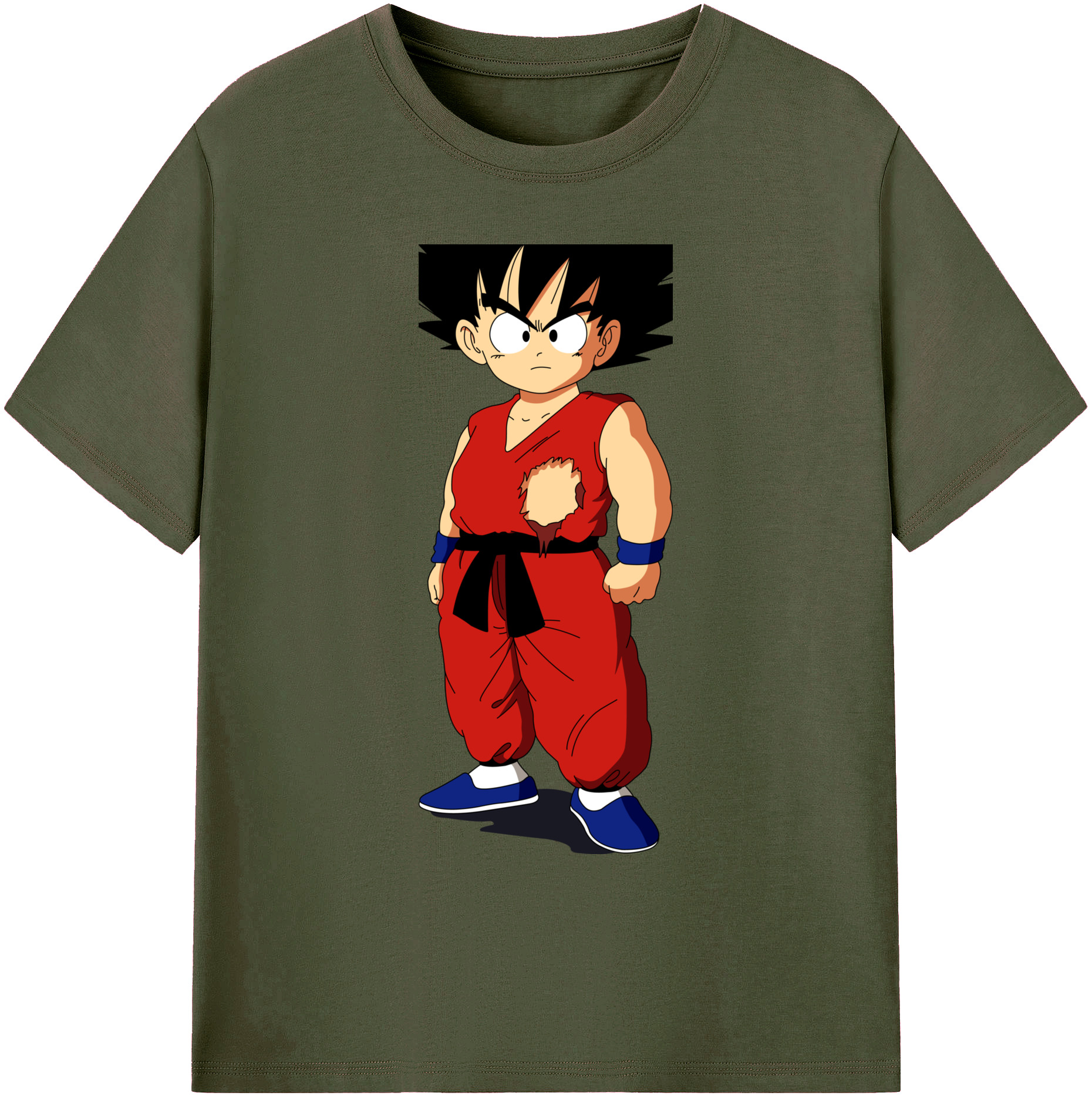（画像用） ドラゴンボール 孫悟空（そん ごくう）Son Goku カカロット DRAGON BALL Kakarotto 綿100％ メンズ半袖Tシャツ｜肌触りやわらか＆通気性